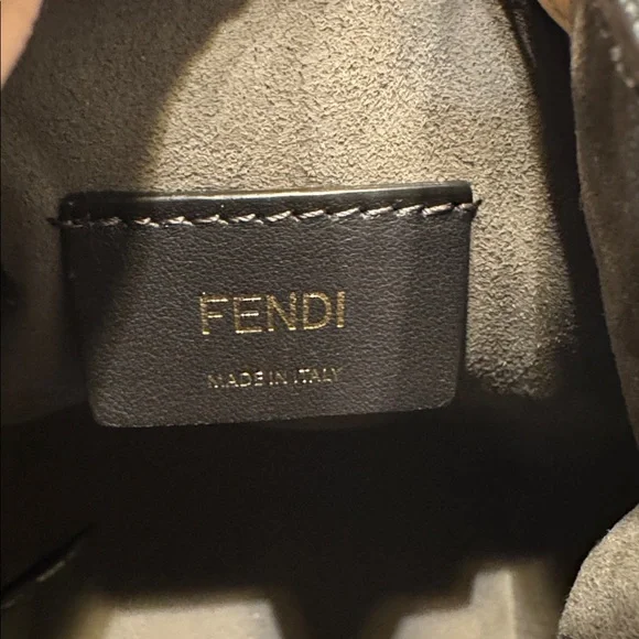 Fendi Iconic Mon Tresor Bucket Bag in Zucca Embossed Leather - Picture 14 of 16
